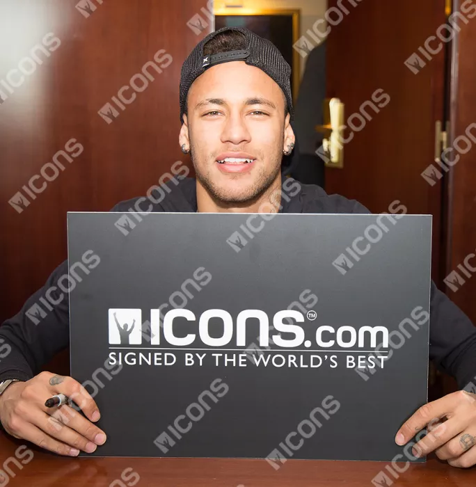 Icons Neymar Jr Signed Yellow Nike Prestige Football
