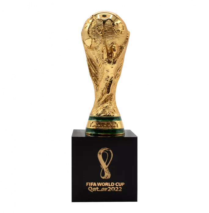 Icons Official 2022 FIFA World Cup™ Replica Trophy On Pedestal