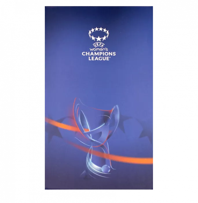 Icons Official UEFA Women's Champions League Trophy On Pedestal