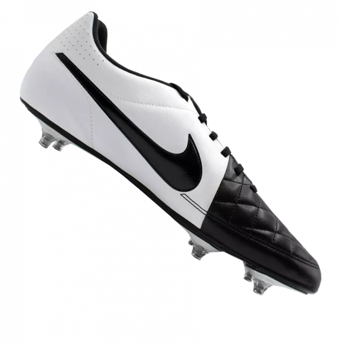 Icons Ole Gunnar Solskjaer Signed Nike Black And White Boot In Bubble Frame: Option 1