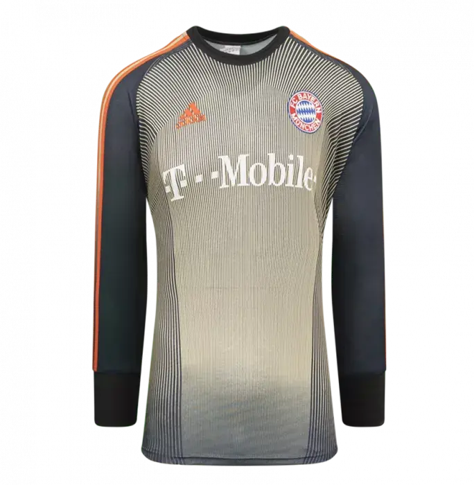 Icons Oliver Kahn Back Signed Bayern Munich 2003-04 Goalkeeper Shirt - Eier Wir Brauchen Eier Inscription In Classic Frame