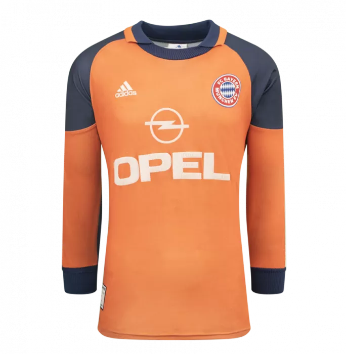 Icons Oliver Kahn Back Signed FC Bayern Munich 2000-01 Goalkeeper Shirt In Hero Frame: Option 1