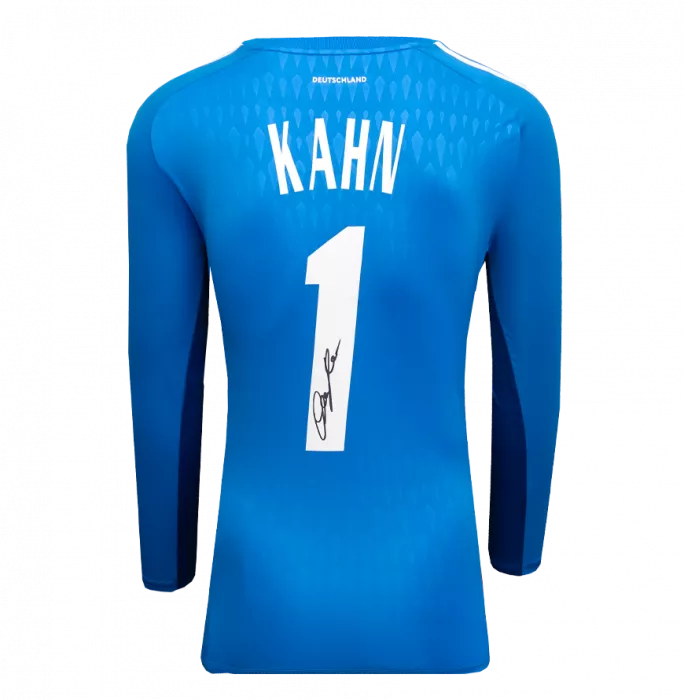 Icons Oliver Kahn Back Signed Germany 2023 Goalkeeper Shirt In Hero Frame: Option 1