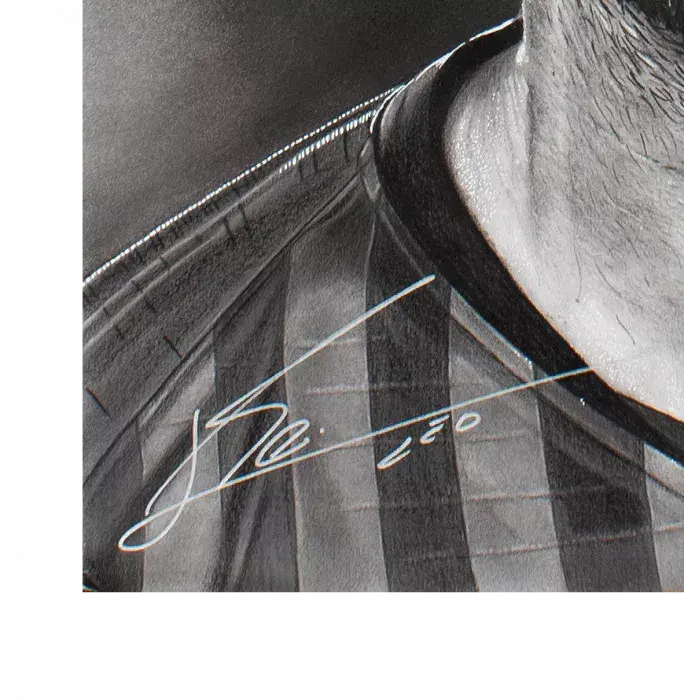 Icons Original Lionel Messi Official Signed And Premium Framed Tribute Artwork: Barca Legend