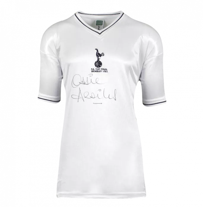Icons Ossie Ardiles Front Signed Tottenham 1981-82 Home Shirt