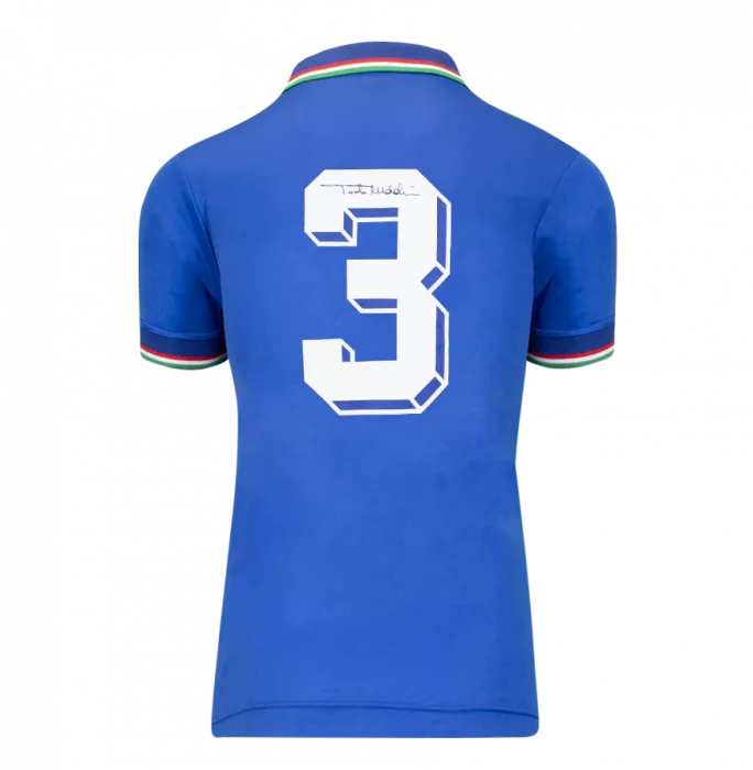 Icons Paolo Maldini Official 1990 FIFA World Cup™ Back Signed And Hero Framed Italy 1990 Home Shirt