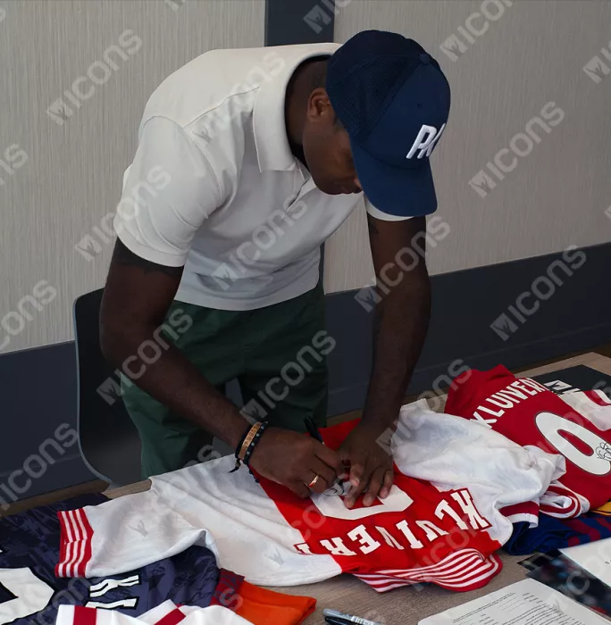 Icons Patrick Kluivert & Clarence Seedorf Signed AFC Ajax Shirts In Classic Dual Frame