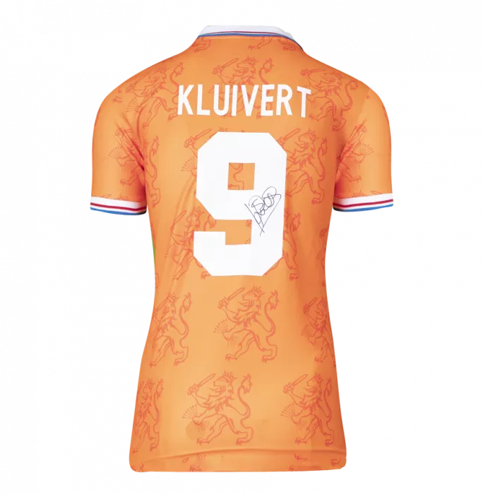 Icons Patrick Kluivert & Clarence Seedorf Signed Netherlands Shirts In Classic Dual Frame
