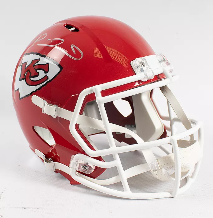 Icons Patrick Mahomes Signed Full-Size Kansas City Chiefs Helmet