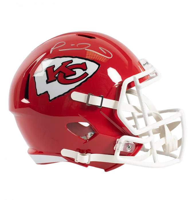 icons Patrick Mahomes Signed Full-Size Kansas City Chiefs Helmet