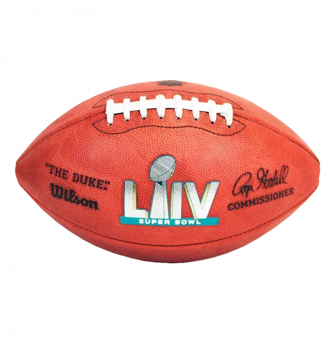 Icons Patrick Mahomes Signed NFL Duke Football: Super Bowl LIV Edition