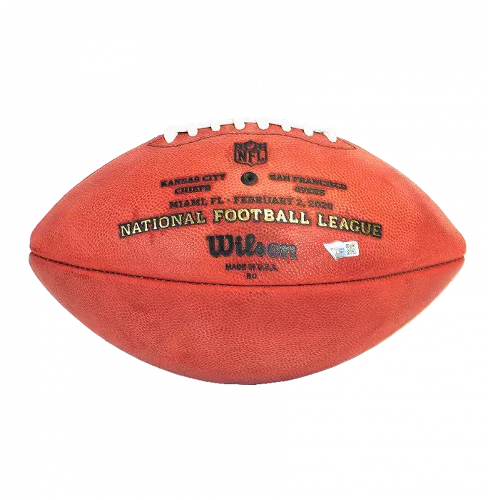 Icons Patrick Mahomes Signed NFL Duke Football: Super Bowl LIV Edition