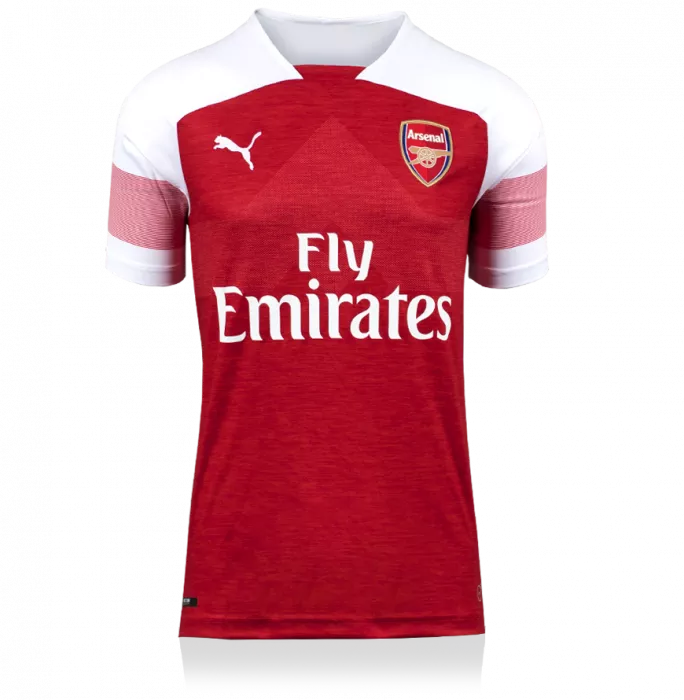 Icons Patrick Vieira Back Signed Modern Arsenal Home Shirt