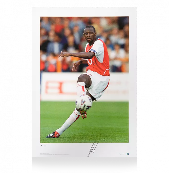 Icons Patrick Vieira Signed Arsenal Print: Arsenal Icon