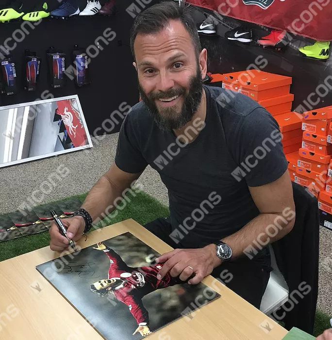 Icons Patrik Berger Signed Liverpool Photo In Black Wooden Frame: Kop Legend