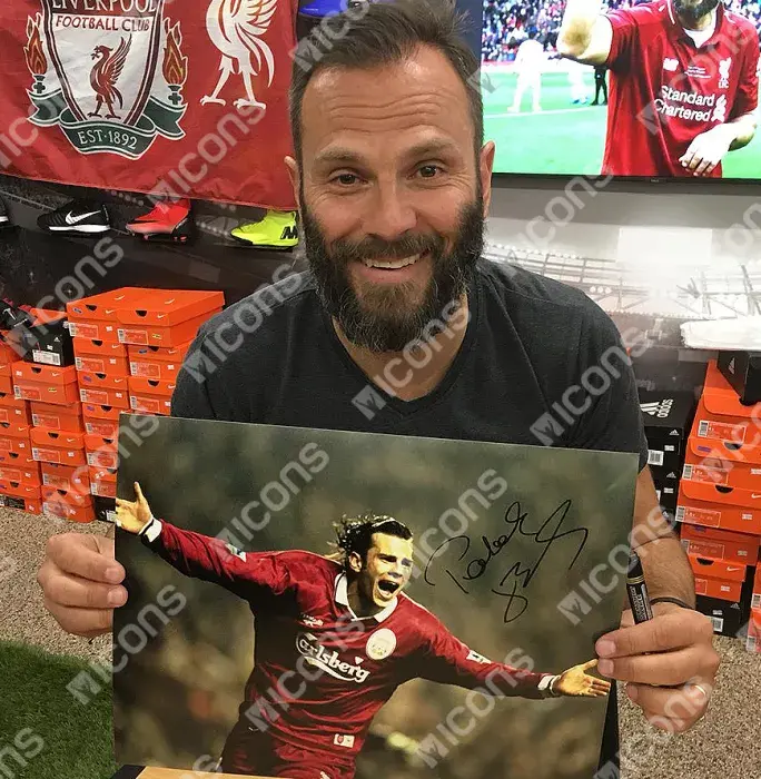 Icons Patrik Berger Signed Liverpool Photo: Kop Legend