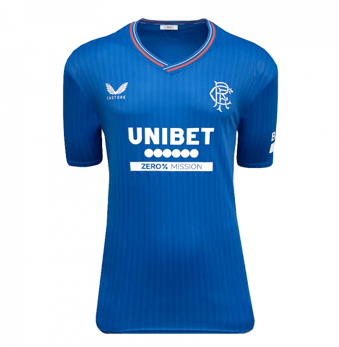 Icons Paul Gascoigne Back Signed Rangers 2023-24 Home Shirt In Classic Frame