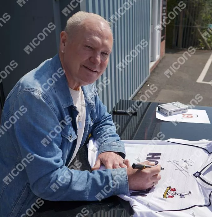 Icons Paul Gascoigne Front Signed Tottenham Hotspur 1991 Home Shirt In Hero Frame: Option 1