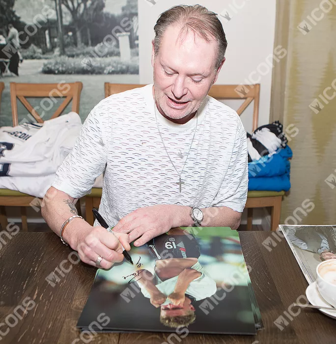 Icons Paul Gascoigne Signed England Photo: Gazza's Tears