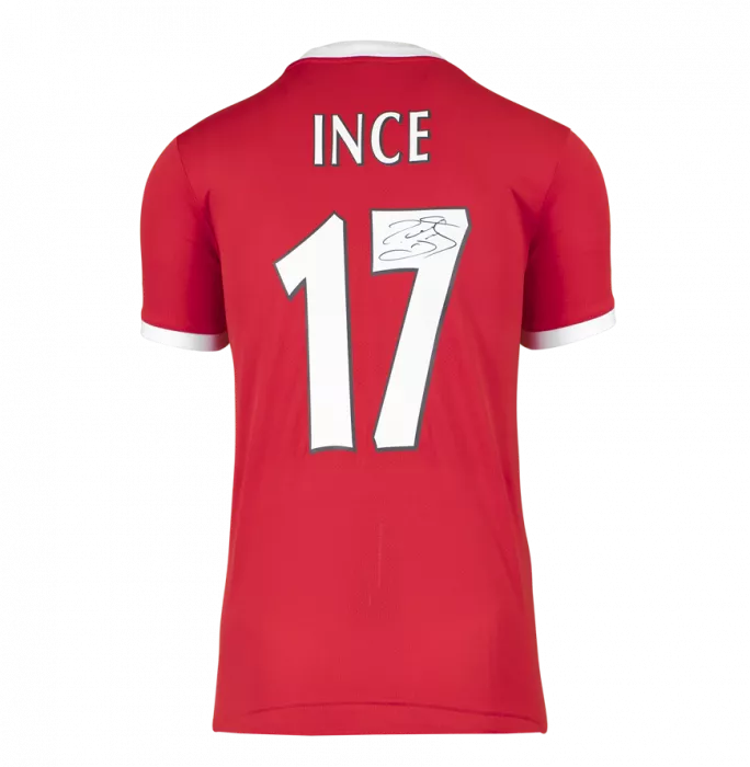 Icons Paul Ince Back Signed Liverpool 1998 Home Shirt In Hero Frame: Option 1