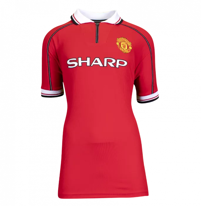 Icons Paul Scholes Back Signed 1999 Manchester United Home Shirt: Premier League Edition In Classic Frame