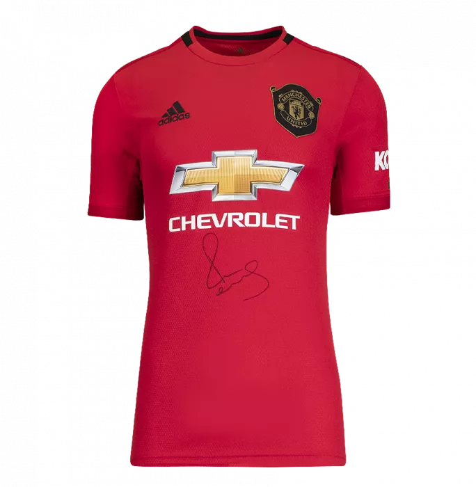 Icons Paul Scholes Front Signed Manchester United 2019-20 Home Shirt In Classic Frame
