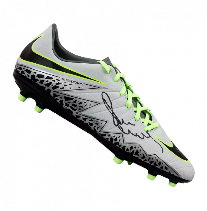 Icons Paul Scholes Signed Grey Nike Hypervenom Boot