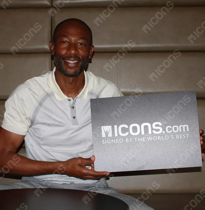 Icons Paulo Wanchope Signed Derby County Photo In Black Wooden Frame: Goal Vs Arsenal
