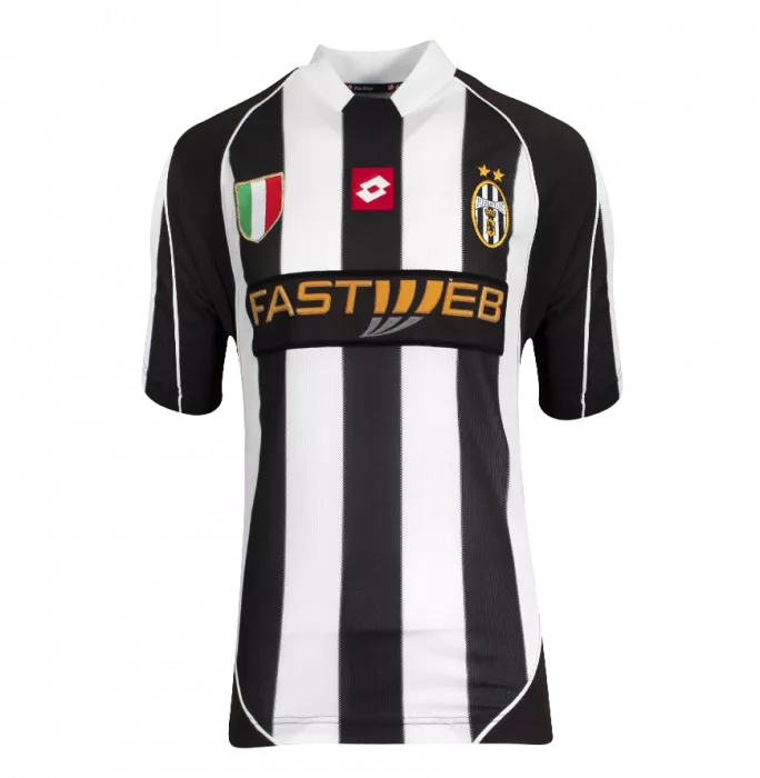 Icons Pavel Nedved Back Signed Juventus 2002-03 Home Shirt With Fan Style Numbers