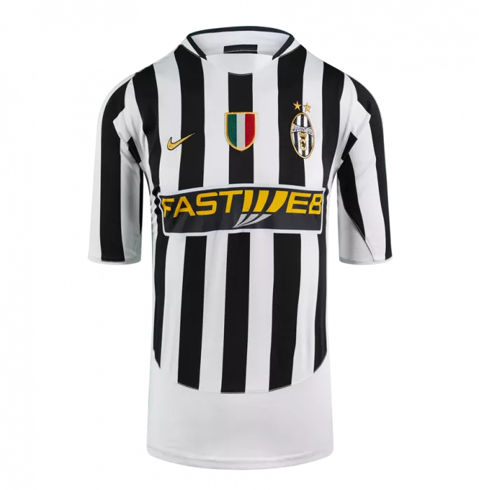 Icons Pavel Nedved Back Signed Juventus 2003-04 Home Shirt - "2003 Ballon D'Or Winner" Inscription In Classic Frame