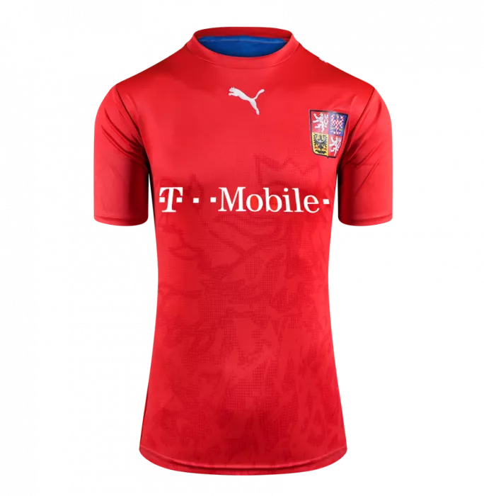 Icons Pavel Nedved Official 2006 FIFA World Cup™ Back Signed And Framed Czech Republic 2006-08 Shirt