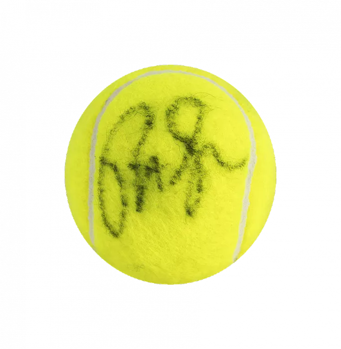 Icons Pete Sampras Signed Wimbledon Tennis Ball In Acrylic Case