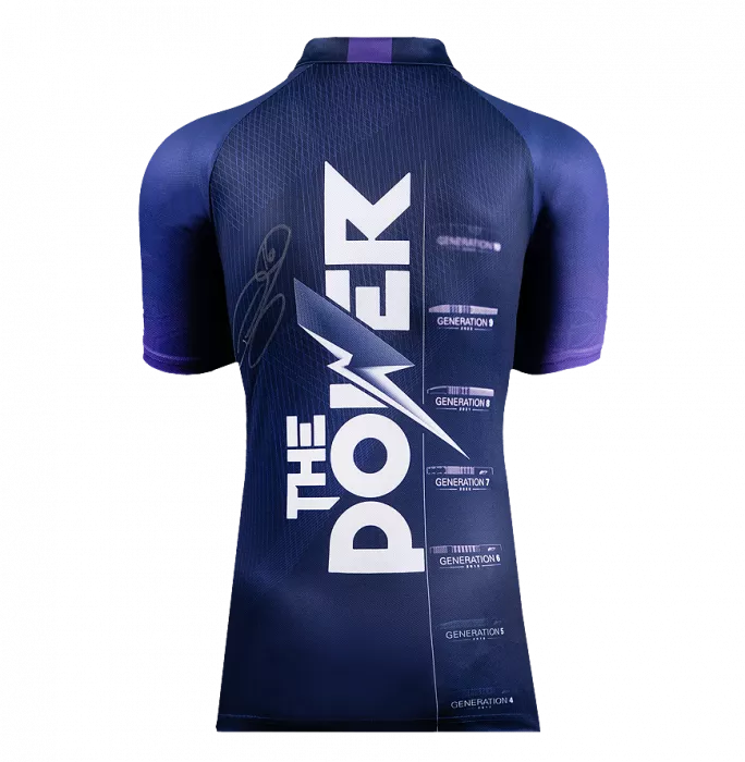 Icons Phil Taylor Signed Polo Shirt - 'The Power' In Deluxe Packaging