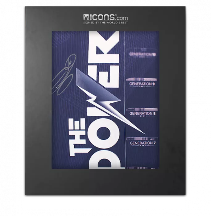 icons Phil Taylor Signed Polo Shirt - 'The Power' In Deluxe Packaging