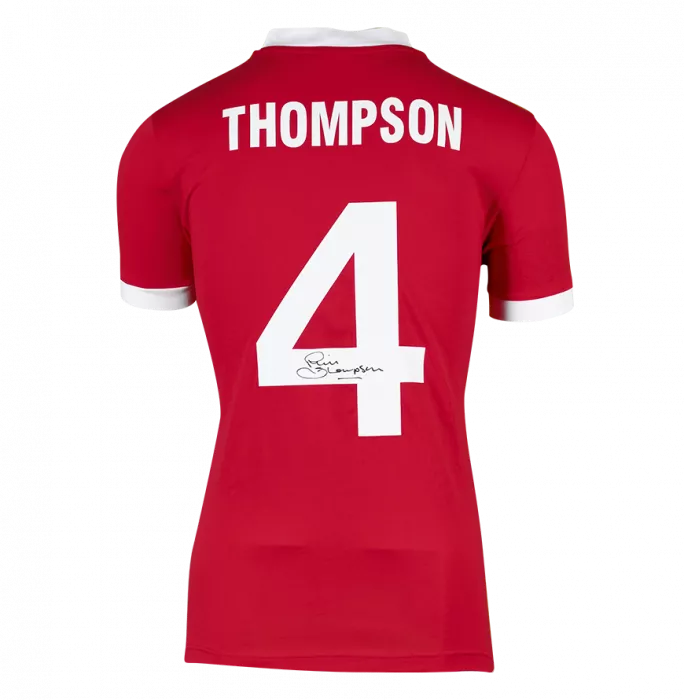 Icons Phil Thompson Back Signed Liverpool 1978 Home Shirt In Hero Frame: Option 1