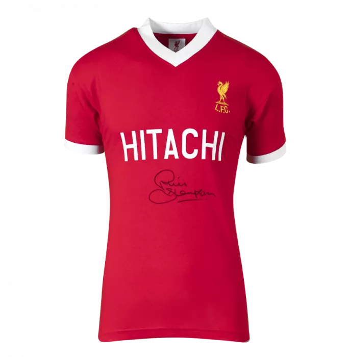 Icons Phil Thompson Front Signed Liverpool FC 1978 Home Shirt In Deluxe Packaging