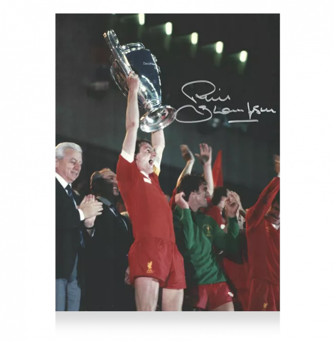 Icons Phil Thompson Signed Liverpool Photo In Premium Photo Frame