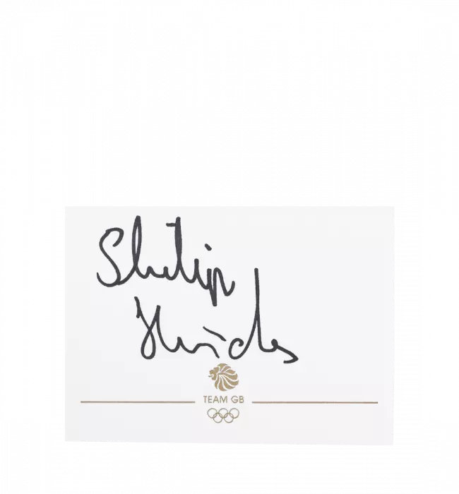 Icons Philip Hindes Signed Team GB Card And Photo Frame: Option 1