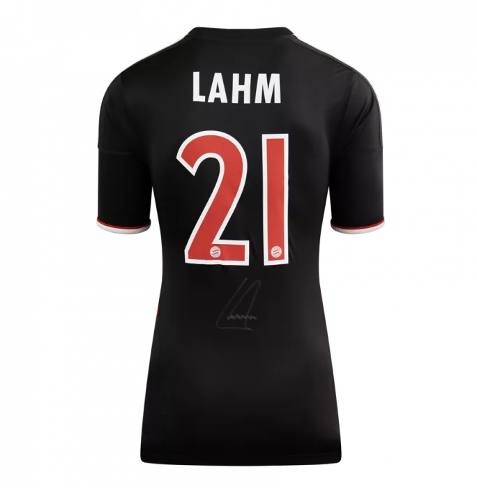 Icons Philipp Lahm Back Signed FC Bayern Munich 2011-12 Third Shirt In Hero Frame: Option 1