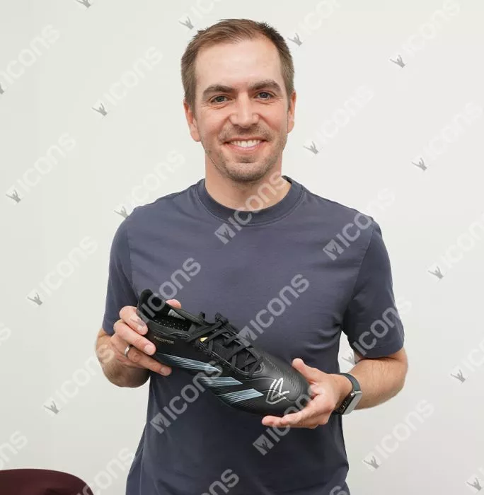 Icons Philipp Lahm Signed Adidas Predator Boot In Deluxe Packaging