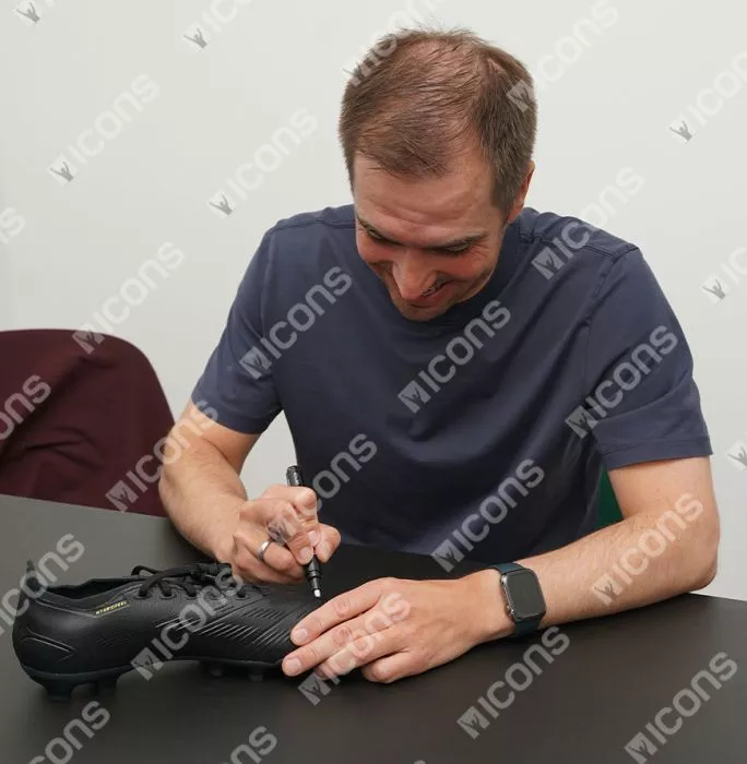 Icons Philipp Lahm Signed Adidas Predator Boot In Deluxe Packaging