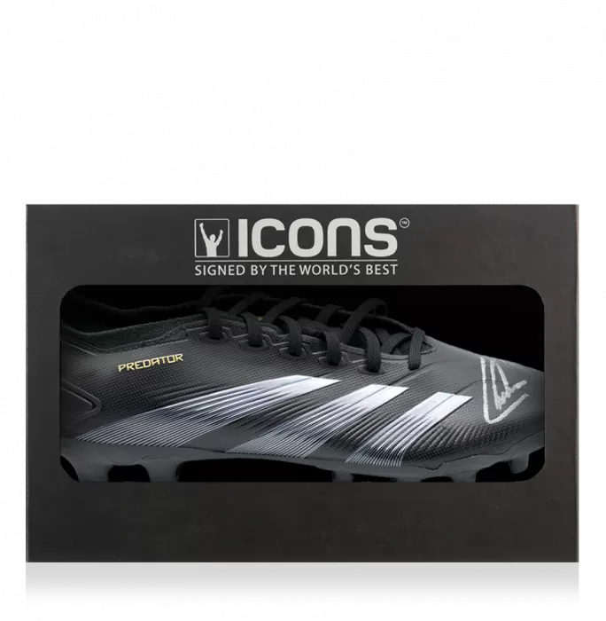 icons Philipp Lahm Signed Adidas Predator Boot In Deluxe Packaging