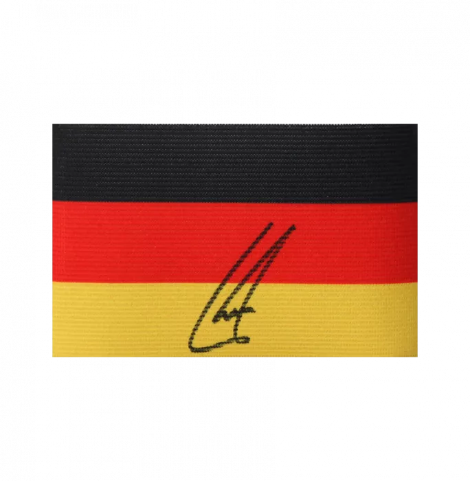 Icons Philipp Lahm Signed And Framed Germany Captain's Armband