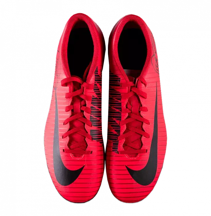 Icons Philippe Coutinho Signed Red And Black Nike Mercurial Boot
