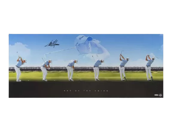 Icons PRE-ORDER Collin Morikawa Signed Print: “Art Of The Swing”