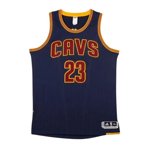 Icons PRE-ORDER LeBron James Signed Cleveland Cavaliers Alternate Blue Authentic Adidas Jersey