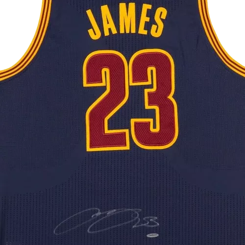 Icons PRE-ORDER LeBron James Signed Cleveland Cavaliers Alternate Blue Authentic Adidas Jersey