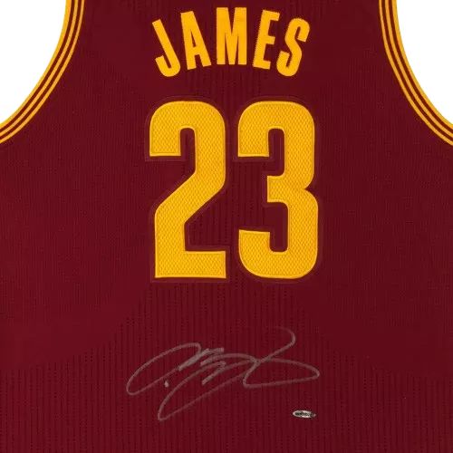 Icons PRE-ORDER LeBron James Signed Cleveland Cavaliers Authentic Adidas Road Jersey