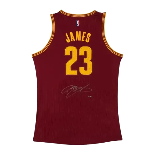 Icons PRE-ORDER LeBron James Signed Cleveland Cavaliers Authentic Adidas Road Jersey