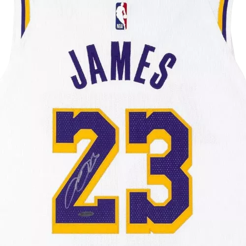 Icons PRE-ORDER LeBron James Signed Los Angeles Lakers Association Edition Authentic Nike Jersey